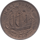 1957 HALFPENNY ( BU ) 8 - Halfpenny - Cambridgeshire Coins