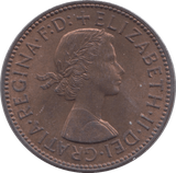 1957 HALFPENNY ( UNC ) - Halfpenny - Cambridgeshire Coins