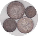 1957 MAUNDY SET ( UNC ) A - Maundy Set - Cambridgeshire Coins