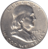 1957 SILVER HALF DOLLAR USA - Cambridgeshire Coins