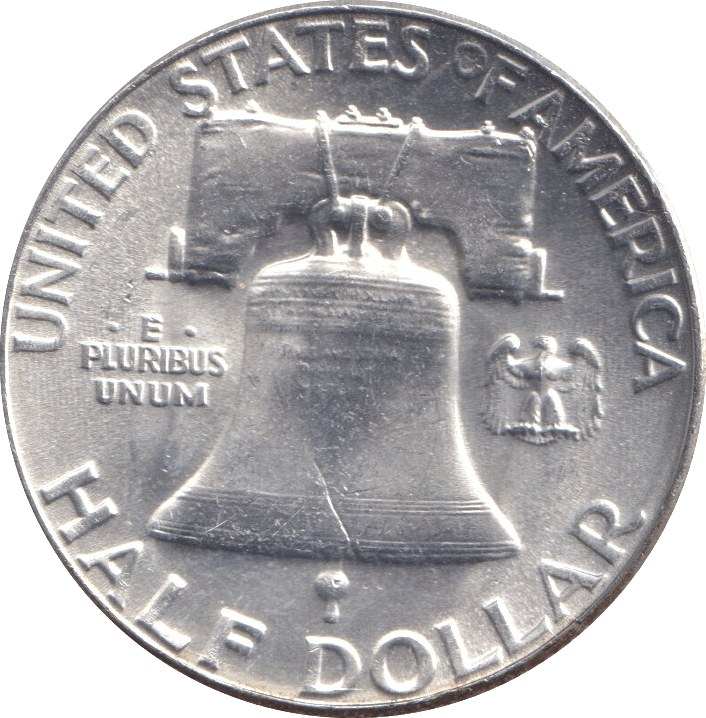 1957 SILVER HALF DOLLAR USA - Cambridgeshire Coins