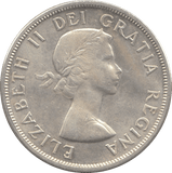 1957 SILVER ONE DOLLAR CANADA - WORLD SILVER COINS - Cambridgeshire Coins