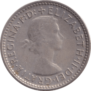 1957 SILVER SIXPENCE AUSTRALIA - SILVER WORLD COINS - Cambridgeshire Coins