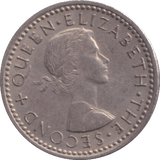 1957 THREE PENCE RHODESIA AND NYASALAND - WORLD COINS - Cambridgeshire Coins