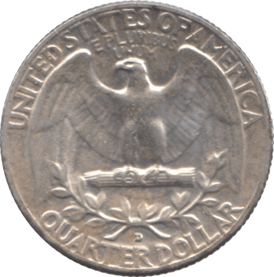 1957 USA SILVER 1/4 DOLLAR - SILVER WORLD COINS - Cambridgeshire Coins