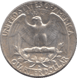 1957 USA SILVER 1/4 DOLLAR - SILVER WORLD COINS - Cambridgeshire Coins
