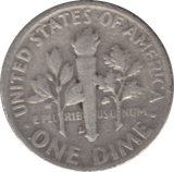 1957 USA SILVER DIME DENVER MINT - SILVER WORLD COINS - Cambridgeshire Coins