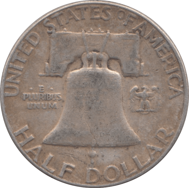 1957 USA SILVER HALF DOLLAR - WORLD COINS - Cambridgeshire Coins