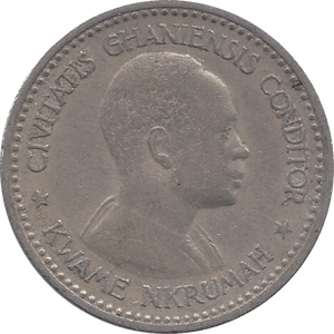 1958 1 SHILLING GHANA - WORLD COINS - Cambridgeshire Coins