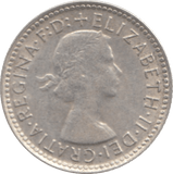 1958 AUSTRALIA SILVER SIXPENCE - SILVER WORLD COINS - Cambridgeshire Coins
