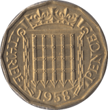 1958 BRASS THREEPENCE ( BU ) - Threepence - Cambridgeshire Coins