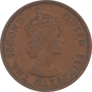 1958 BRITISH CARIBBEAN TERRITORIES 1 CENT - WORLD COINS - Cambridgeshire Coins