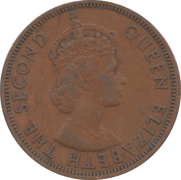 1958 BRITISH CARIBBEAN TERRITORIES 1 CENT - WORLD COINS - Cambridgeshire Coins