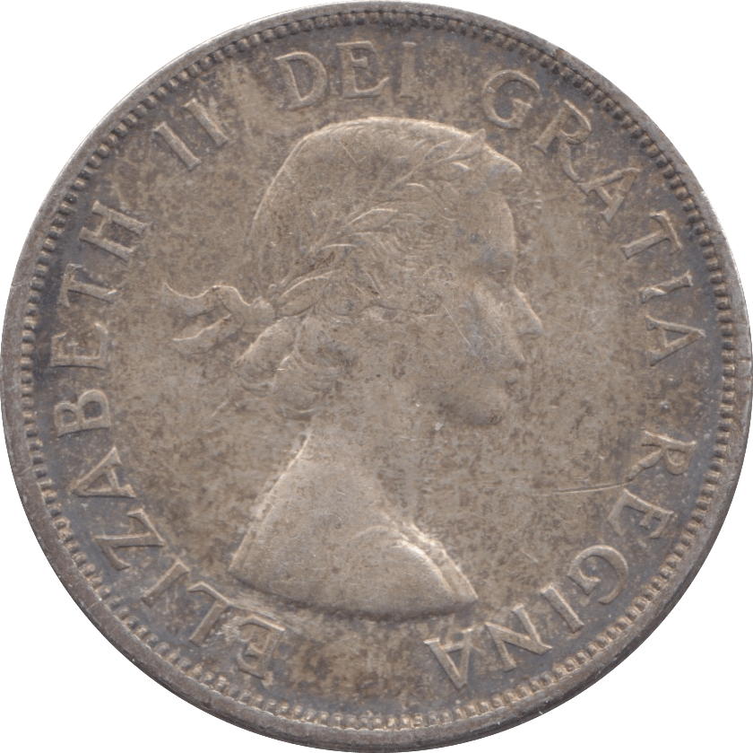 1958 CANADA SILVER DOLLAR - WORLD COINS - Cambridgeshire Coins