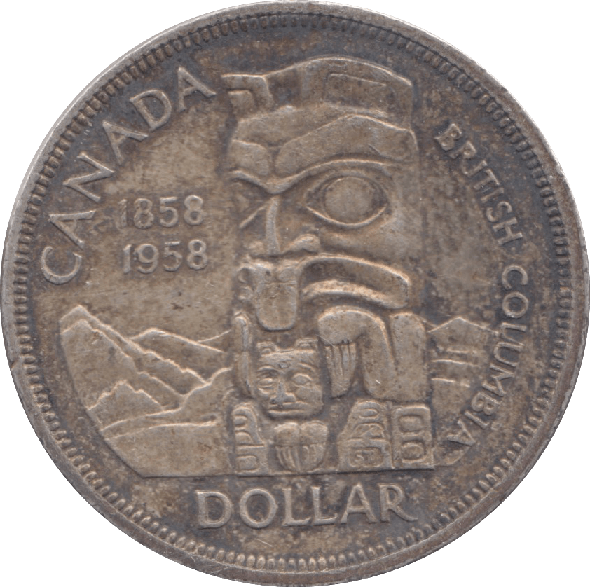 1958 CANADA SILVER DOLLAR - WORLD COINS - Cambridgeshire Coins