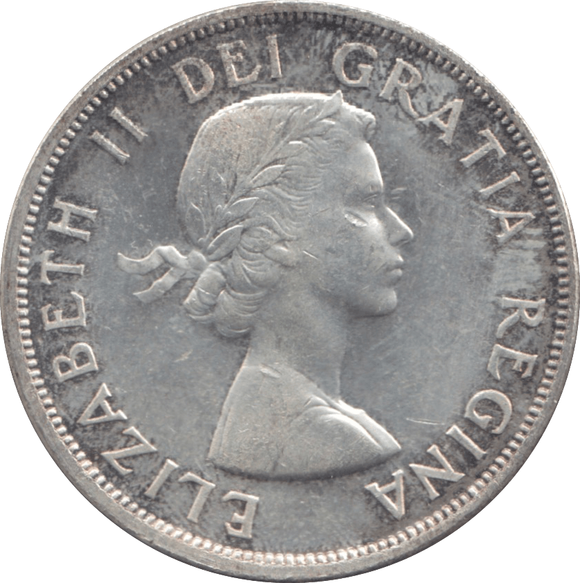 1958 CANADA SILVER ONE DOLLAR 9 - WORLD SILVER COINS - Cambridgeshire Coins