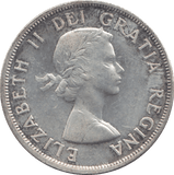 1958 CANADA SILVER ONE DOLLAR 9 - WORLD SILVER COINS - Cambridgeshire Coins
