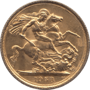 1958 GOLD SOVEREIGN ( EF ) - Sovereign - Cambridgeshire Coins