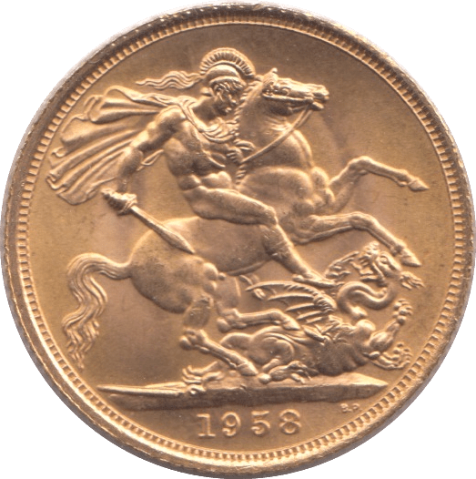 1958 GOLD SOVEREIGN ( UNC ) - Sovereign - Cambridgeshire Coins