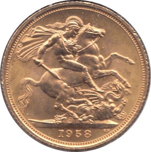 1958 GOLD SOVEREIGN ( UNC ) - Sovereign - Cambridgeshire Coins