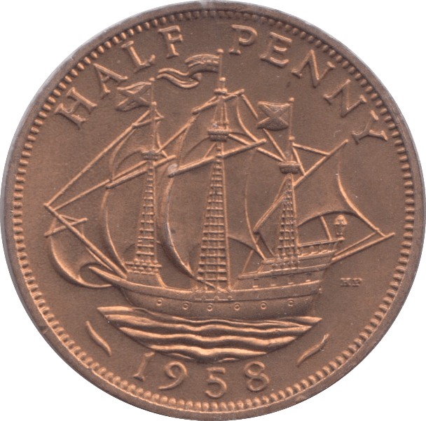 1958 HALFPENNY ( BU ) - Halfpenny - Cambridgeshire Coins