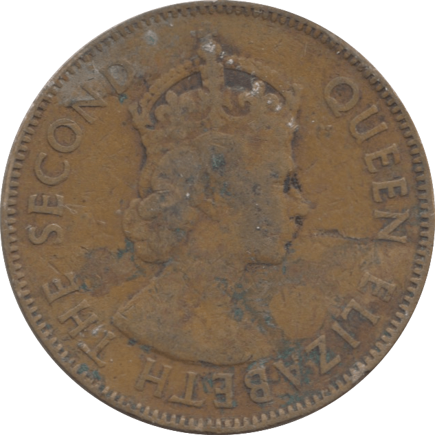 1958 JAMAICA ONE PENNY - WORLD COINS - Cambridgeshire Coins
