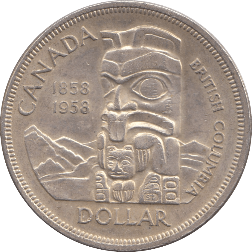 1958 SILVER DOLLAR CANADA 3 - WORLD SILVER COINS - Cambridgeshire Coins