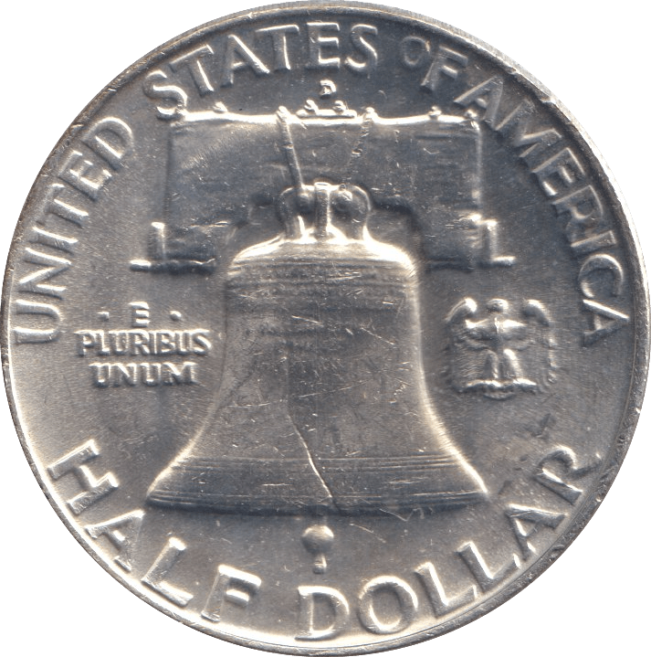 1958 SILVER HALF DOLLAR USA - Cambridgeshire Coins