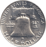 1958 SILVER HALF DOLLAR USA - Cambridgeshire Coins