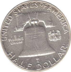 1958 SILVER HALF DOLLAR USA - SILVER WORLD COINS - Cambridgeshire Coins