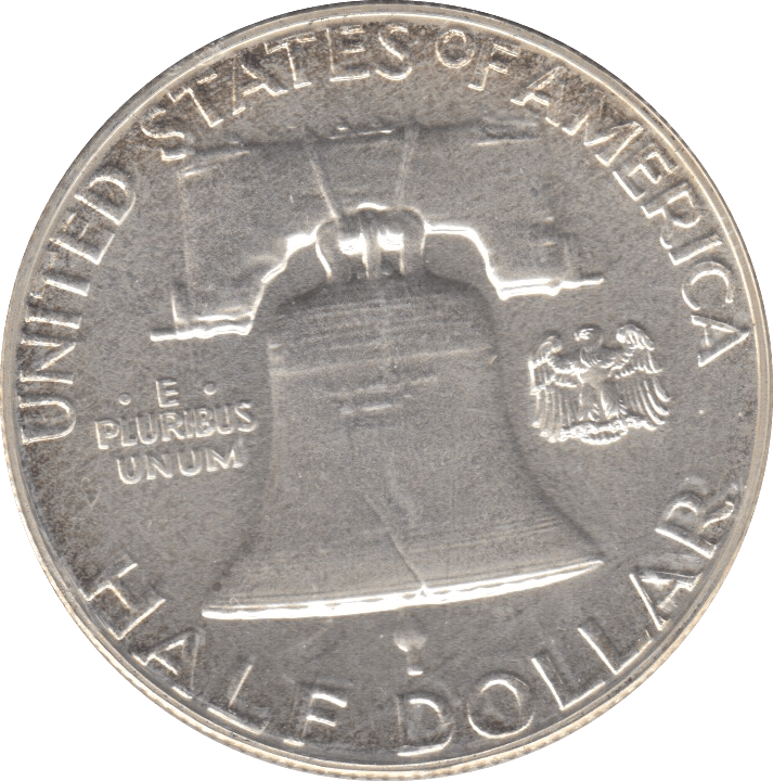 1958 SILVER HALF DOLLAR USA - SILVER WORLD COINS - Cambridgeshire Coins