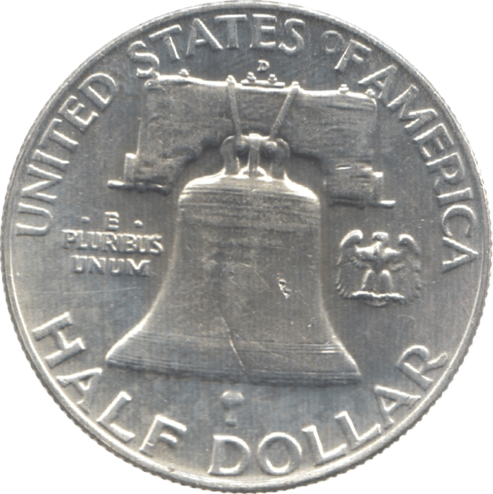 1958 SILVER HALF DOLLAR USA - WORLD SILVER COINS - Cambridgeshire Coins