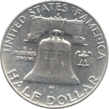 1958 SILVER HALF DOLLAR USA - WORLD SILVER COINS - Cambridgeshire Coins