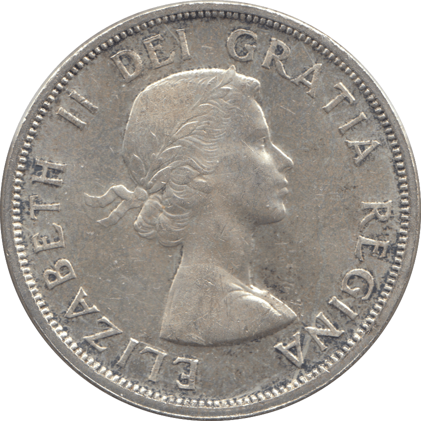 1958 SILVER ONE DOLLAR CANADA - SILVER WORLD COINS - Cambridgeshire Coins