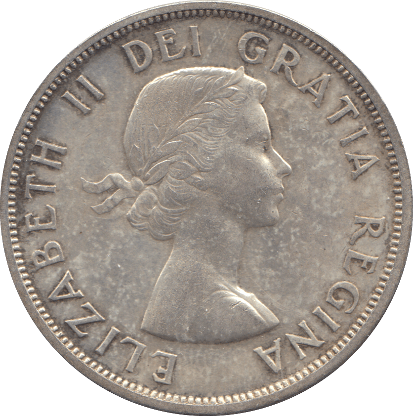 1958 SILVER ONE DOLLAR CANADA - WORLD SILVER COINS - Cambridgeshire Coins