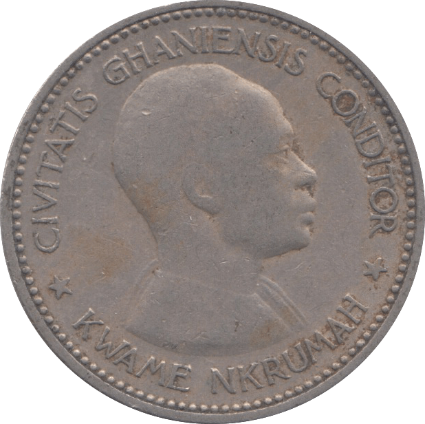 1958 TWO SHILLING GHANA - WORLD COINS - Cambridgeshire Coins