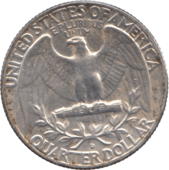 1958 USA SILVER 1/4 DOLLAR - SILVER WORLD COINS - Cambridgeshire Coins