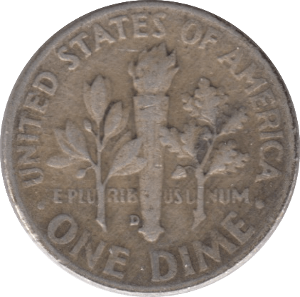 1958 USA SILVER DIME DENVER MINT - SILVER WORLD COINS - Cambridgeshire Coins