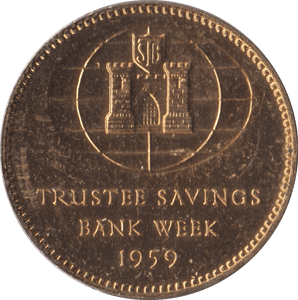 1959 BANK WEEK TOKEN - WORLD COINS - Cambridgeshire Coins
