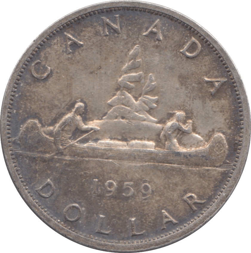 1959 CANADA ONE DOLLAR - WORLD COINS - Cambridgeshire Coins