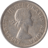 1959 CANADA SILVER ONE DOLLAR - SILVER WORLD COINS - Cambridgeshire Coins