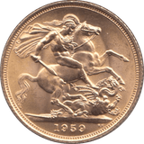 1959 GOLD SOVEREIGN ( BU ) - Sovereign - Cambridgeshire Coins