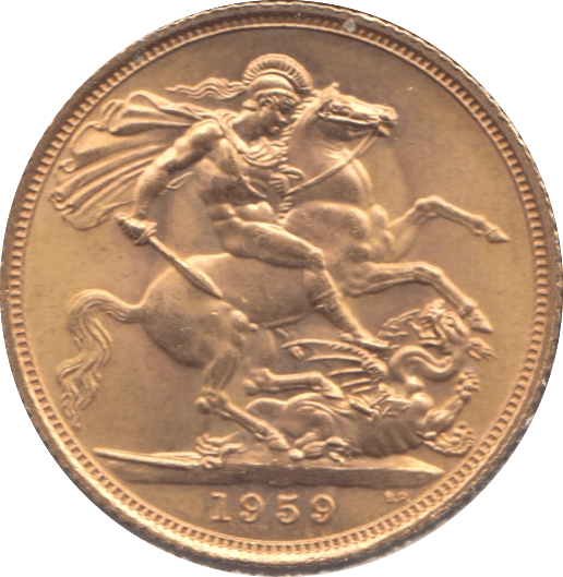1959 GOLD SOVEREIGN ( UNC ) - Sovereign - Cambridgeshire Coins