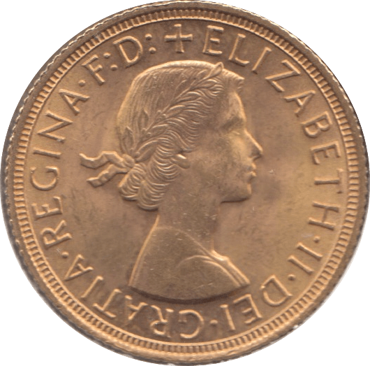 1959 GOLD SOVEREIGN ( UNC ) - Sovereign - Cambridgeshire Coins