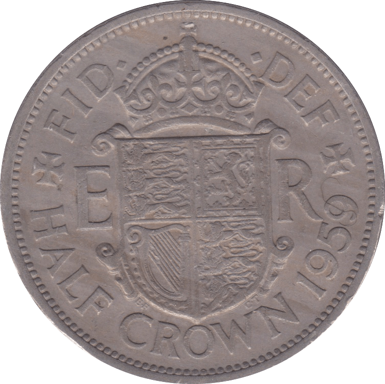 1959 HALFCROWN ( GVF ) - Halfcrown - Cambridgeshire Coins