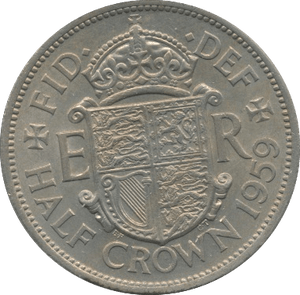1959 HALFCROWN ( UNC ) - Halfcrown - Cambridgeshire Coins