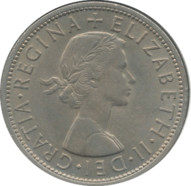 1959 HALFCROWN ( UNC ) - Halfcrown - Cambridgeshire Coins