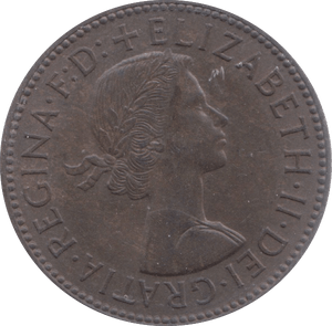 1959 HALFPENNY ( UNC ) 18 - Halfpenny - Cambridgeshire Coins