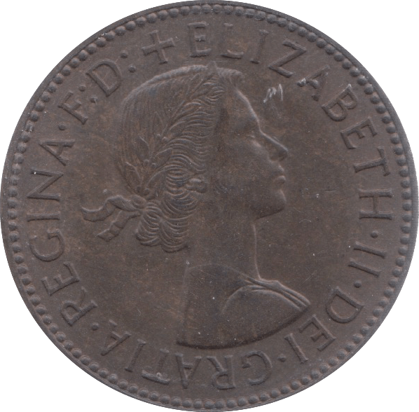 1959 HALFPENNY ( UNC ) 18 - Halfpenny - Cambridgeshire Coins