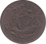 1959 HALFPENNY ( UNC ) 18 - Halfpenny - Cambridgeshire Coins